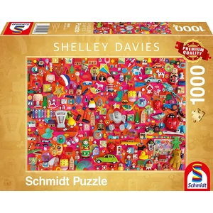 Schmidt 1000 db-os puzzle - Vintage Toys, Shelley Davies (59699)