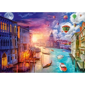 Schmidt 1000 db-os puzzle - Night and Day - Venice, Lars Stewart (59906)