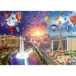 Schmidt 1000 db-os puzzle - Night and Day - Las Vegas, Lars Stewart (59907)