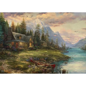 Schmidt 1000 db-os puzzle - An outing on Father’s Day, Thomas Kinkade (59918)