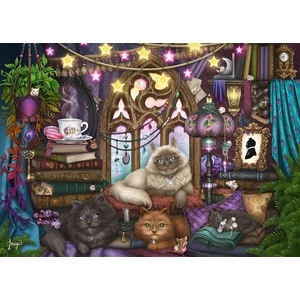 Schmidt 59990 - Afternoon Tea with Cats, Brigid Ashwood 1000 db-os puzzle