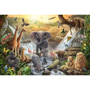 Schmidt 56454 - Animals in Africa - 60 db-os puzzle