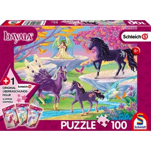 Schmidt 100 db-os puzzle - Bayala - Glade with unicorn family (56396)