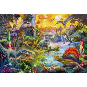 Schmidt 56372 - Dinosaurs - 60 db-os puzzle figurákkal