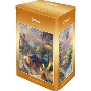 Schmidt 59926 - Disney - Beauty and the Beast, Thomas Kinkade - 500 db-os puzzle fém dobozban
