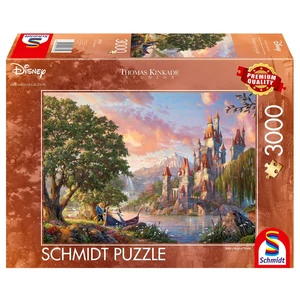 Schmidt 57372 - Disney Dreams Collection - The Beauty and the Beast, Thomas Kinkade - 3000 db-os puzzle