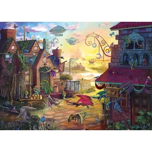 Schmidt 57584 - Dragon post, Rose Cat Khan - 1000 db-os puzzle