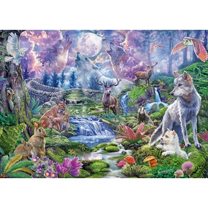 Schmidt 1000 db-os puzzle - Moonlit Wildlife (59963)