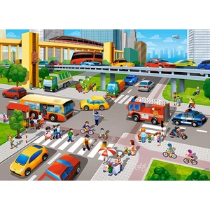 Castorland B-070039 - Városi forgatag - 70 db-os puzzle