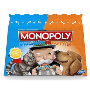 Hasbro - Monopoly Macskák és Kutyák társasjáték 