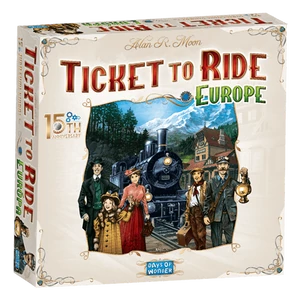 Ticket to Ride Európa 15. jubileumi kiadás társasjáték