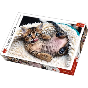 Trefl 10448 - Vidám cica - 1000 db-os puzzle