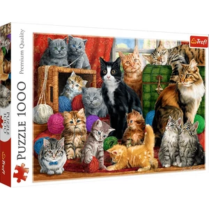 Trefl 10555 - Cicák a szobában - 1000 db-os puzzle