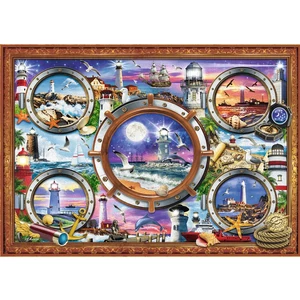 Trefl 10584 - Világítótornyok - 1000 db-os puzzle