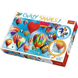 Trefl 11112 - Crazy Shapes - Színes hőlégballonok - 600 db-os puzzle11112