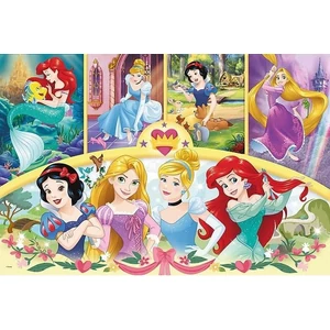 Trefl 14294 - Disney Hercegnők - Az emlékek varázsa - 24 db-os Maxi puzzle