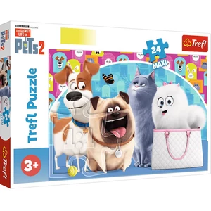 Trefl 14296 - A kis kedvencek titkos élete 2 - 24 db-os Maxi puzzle