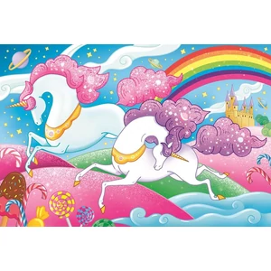 Trefl 15372 - Galoppozó unikornisok - 160 db-os puzzle