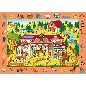 Trefl 15535 - Keresd a képet - A farmon - 70 db-os puzzle