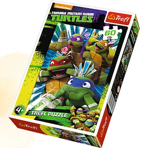 Trefl 17292 - Tini nindzsa teknőcök - Közös mókázás - 60 db-os puzzle