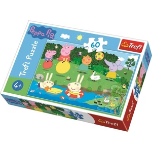 Trefl 17326 - Peppa malac - Vidám vakáció - 60 db-os puzzle
