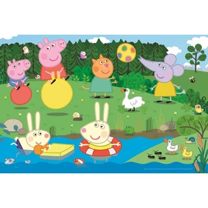 Trefl 17326 - Peppa malac - Vidám vakáció - 60 db-os puzzle