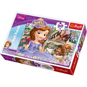 Trefl 18196 - Szófia hercegnő és a rózsák - 30 db-os puzzle