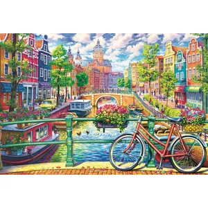 Trefl 26149 - Csatorna Amszterdamban - 1500 db-os puzzle