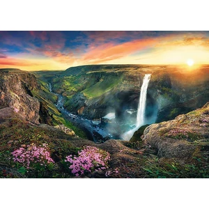 Trefl 27091 - Haifoss vízesés, Izland - 2000 db-os puzzle