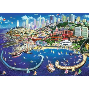 Trefl 27107 - San Francisco-i öböl - 2000 db-os puzzle