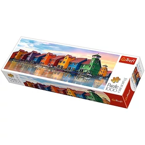 Trefl 29034 - Panoráma puzzle - Groningen, Hollandia - 1000 db-os puzzle