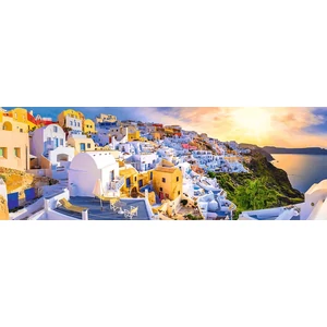 Trefl 29054 - Görögország, Santorini a nyárban - 1000 db-os Panoráma puzzle