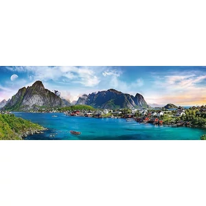 Trefl 29500 - Panoráma puzzle - Lofoty, Norvégia - 500 db-os puzzle
