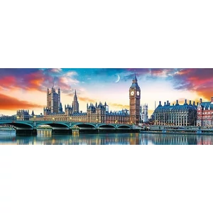Trefl 29507 - Panoráma puzzle - A Big Ben és a Westminsteri apátság - 500 db-os puzzle