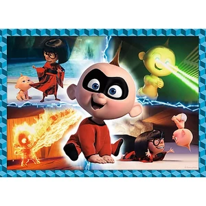 Trefl 34306 - Hihetetlen család - 4 az 1-ben (35, 48, 54, 70 db-os) puzzle