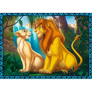 Trefl 34317 - Az oroszlánkirály - 4 az 1-ben (35, 48, 54, 70 db-os) puzzle