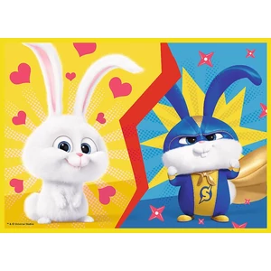 Trefl 34319 - A kis kedvencek titkos élete 2 - 4 az 1-ben (35, 48, 54, 70 db-os) puzzle