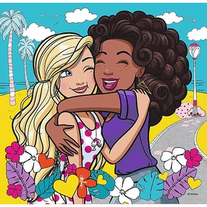 Trefl 34827 - Barbie és barátai - 3 az 1-ben (20, 36, 50 db-os) puzzle