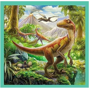 Trefl 34837 - Dinoszauruszok - 3 az 1-ben (20, 36, 50 db-os) puzzle