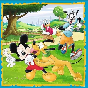 Trefl 34846 - Mickey Mouse és barátai - 3 az 1-ben (20, 36, 50 db-os) puzzle