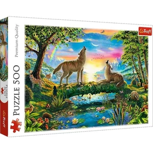 Trefl 37349 - Farkasok - 500 db-os puzzle