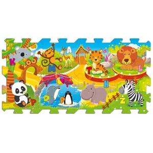 Trefl 60695 - Az állatkertben - 8 db-os oktató szivacs puzzle