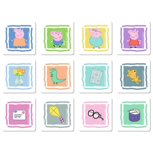 Trefl 90600 - Peppa Malac- 2 az 1-ben puzzle és memóriajáték