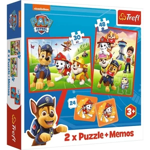 Trefl 93337 - Mancs őrjárat - 2 az 1-ben puzzle és memóriajáték