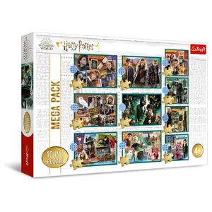Trefl 90392 -  Harry Potter - Mega pack - 10 az 1-ben puzzle (20,35,48 db-os)
