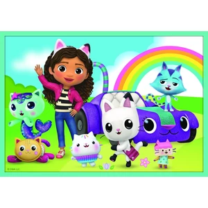 Trefl 96003 - Gabi baba háza - 10 az 1-ben puzzle (20,35,48 db-os) Mega Pack