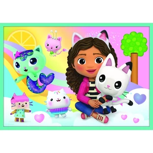 Trefl 96003 - Gabi baba háza - 10 az 1-ben puzzle (20,35,48 db-os) Mega Pack