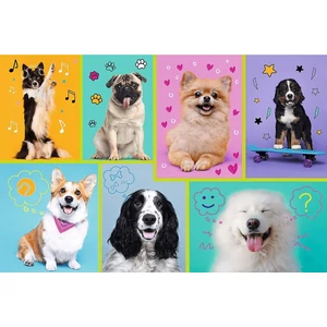 Trefl 16421 - A kutyák világa - 100 db-os puzzle