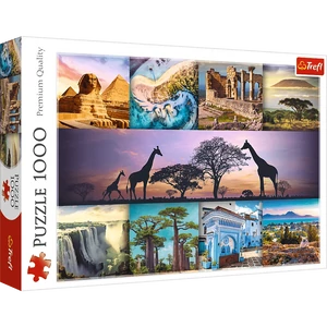 Trefl 10792 - Premium Quality puzzle - Afrika kollázs - 1000 db-os puzzle