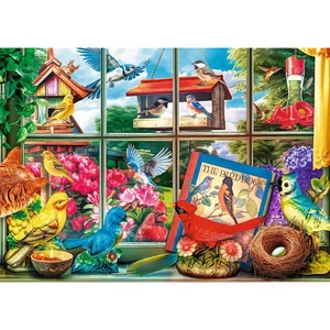 Trefl 10850 - Tea Time - A madarak világa - 1000 db-os Premium Plus puzzle